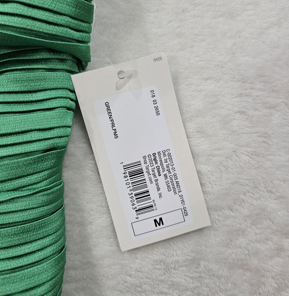 a new day Pleated Maxi Sundress in Green Women's Size M - Picture 8 of 9